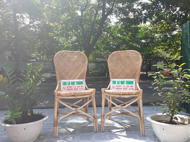 Ghế Thonet Mặt Mây - GTMM004